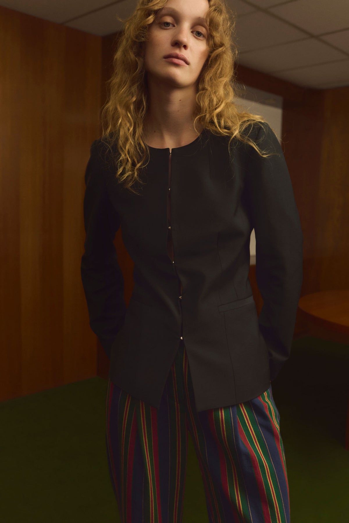 Chaqueta lana fría Colline