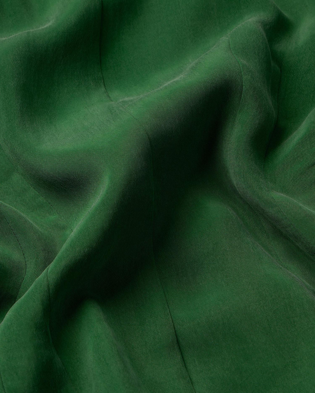 Blusa verde cupro Briana sostenible - silueta 4