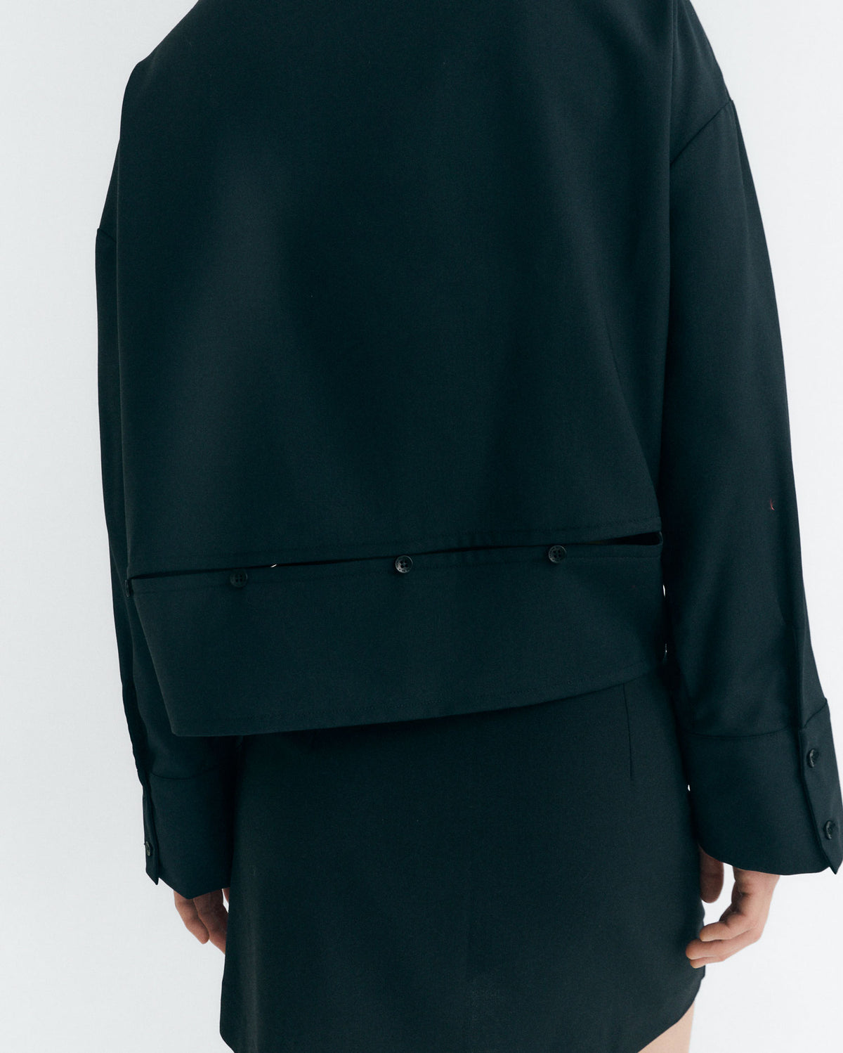 Blusa desmontable lana fina Marion sostenible - 5