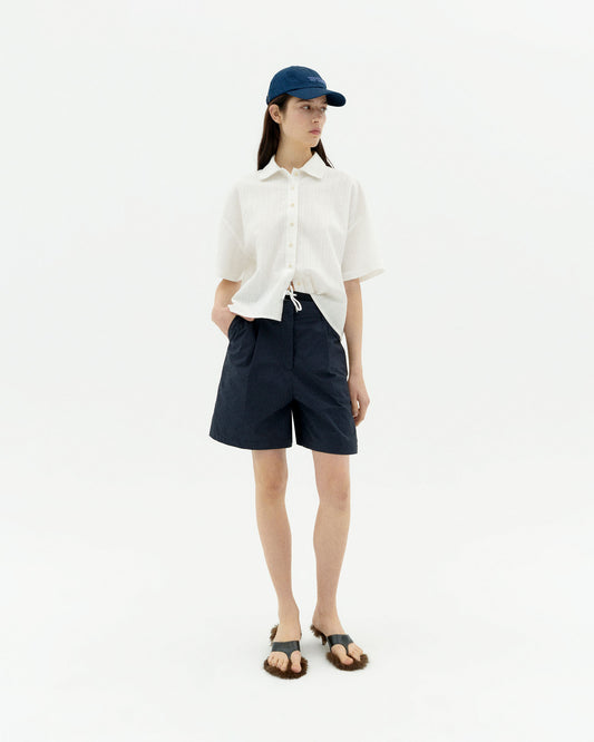 Blusa blanca popcorn Anna sostenible-2