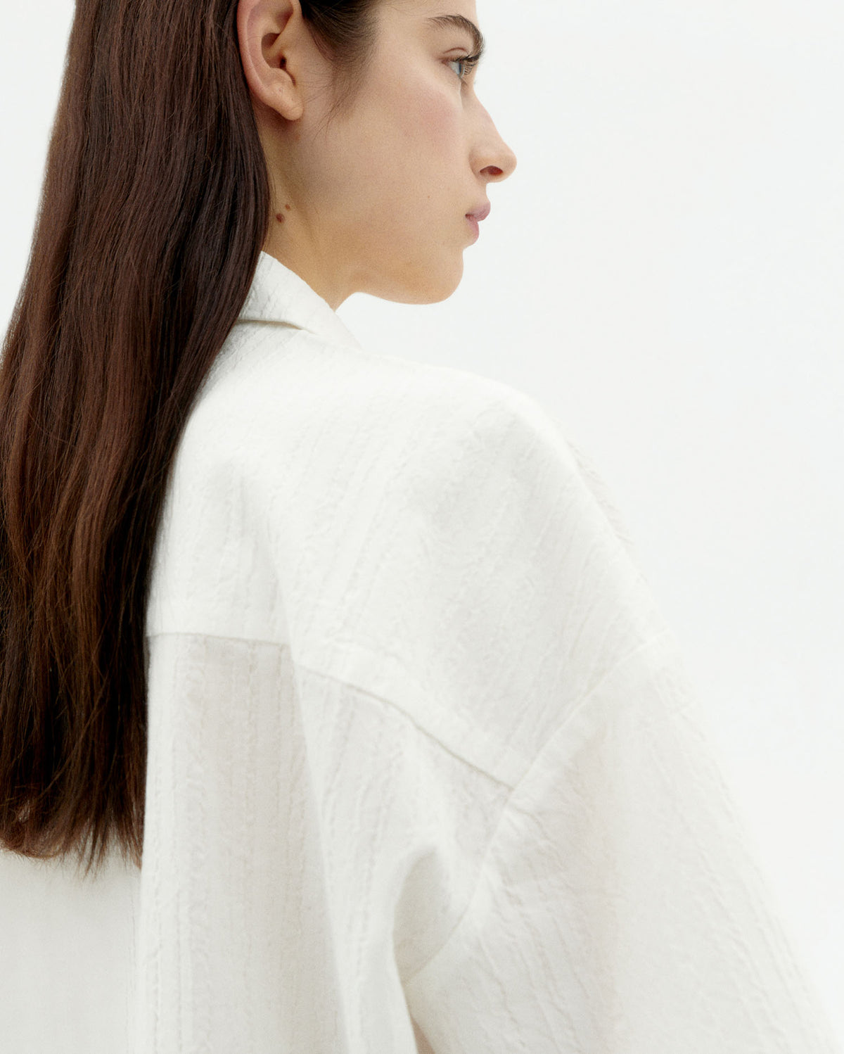 Blusa blanca popcorn Anna sostenible-3