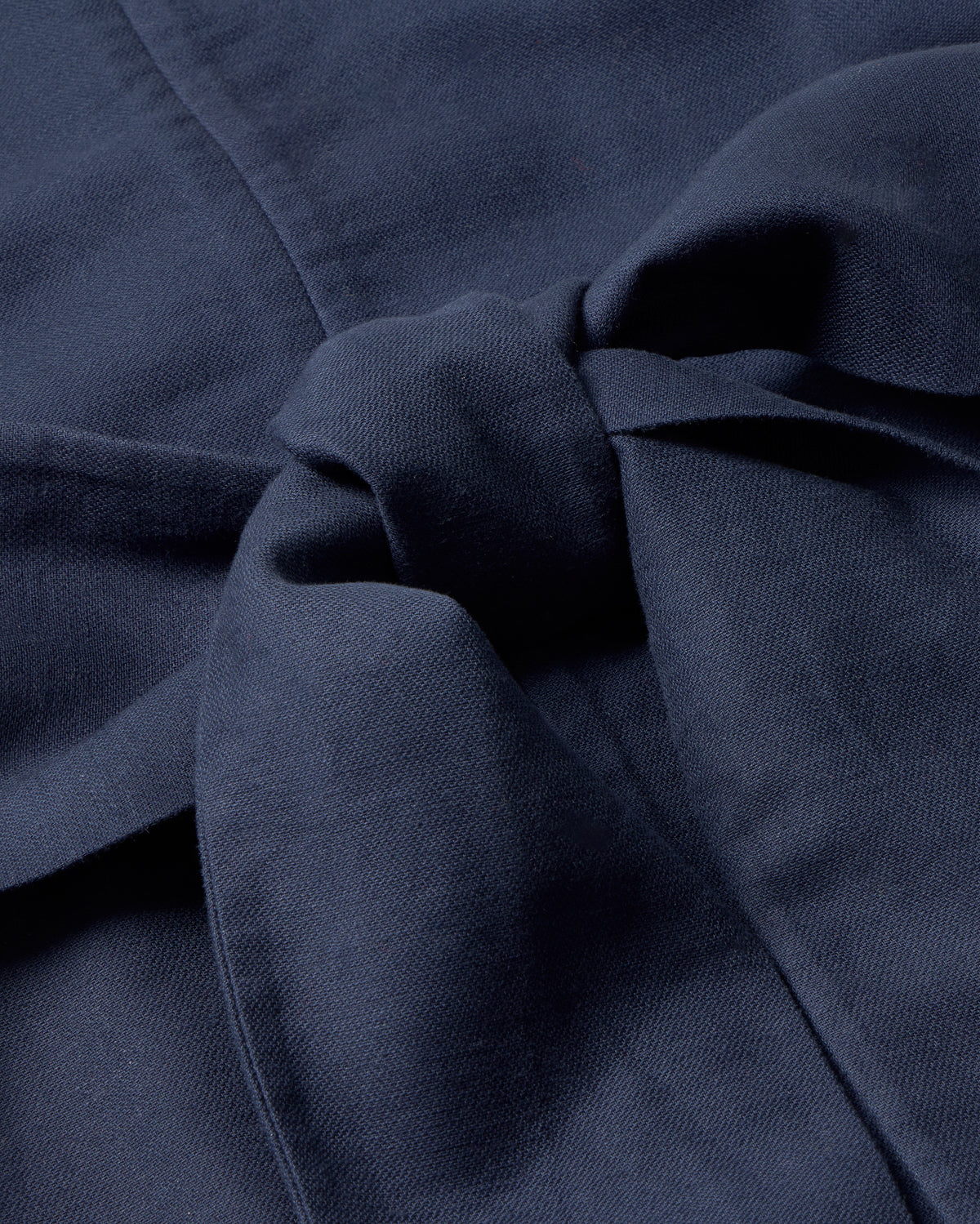Vestido corto navy hemp Kieran sostenible silueta - 2