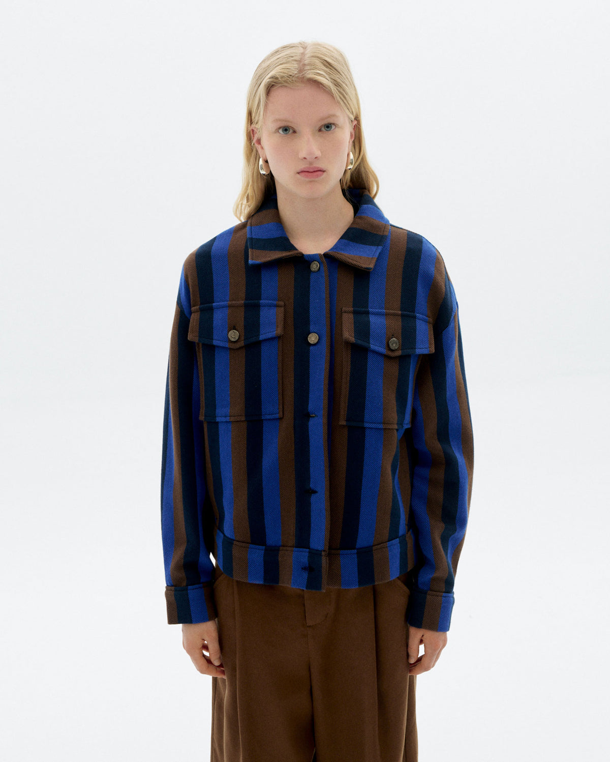 Chaqueta rayas azul totenham Frans sostenible - 1