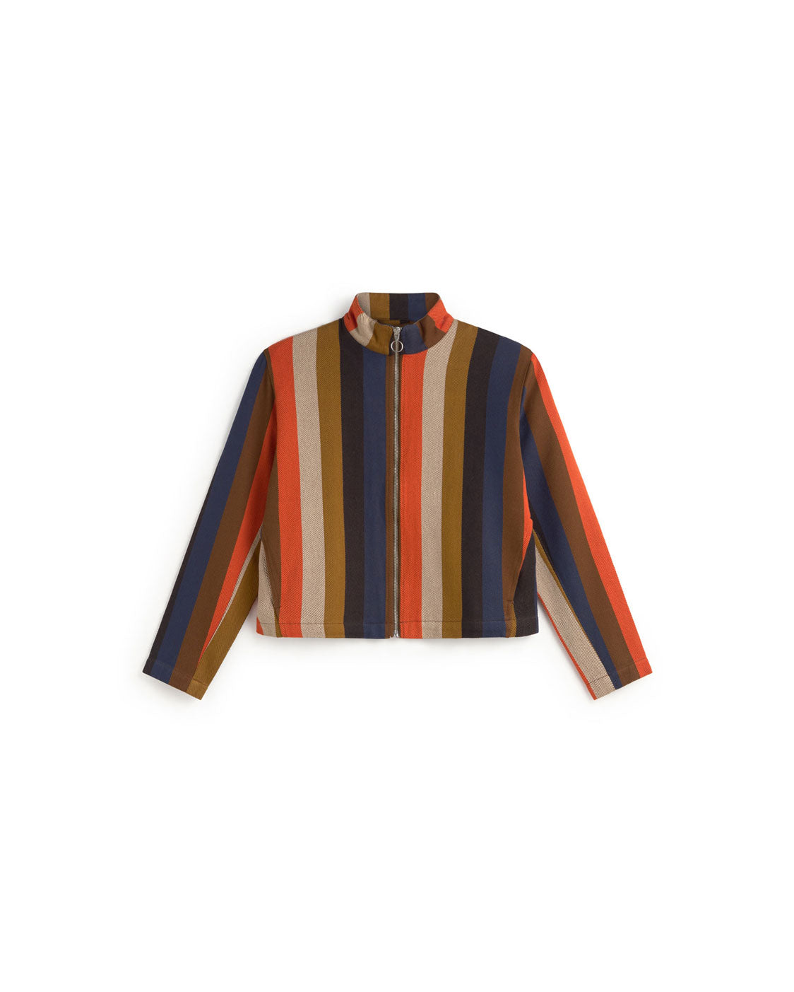 Chaqueta rayas naranja burnley Ceci sostenible silueta - 1