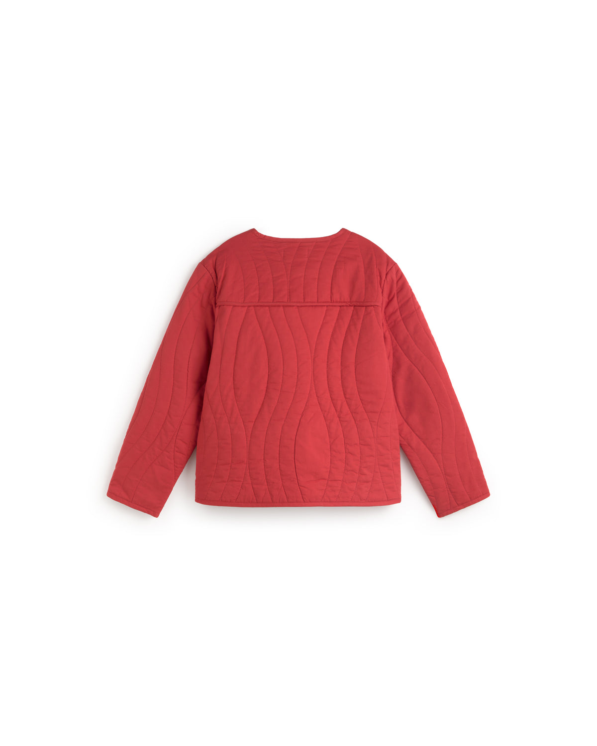 Chaqueta acolchada roja Ayo sostenible silueta - 3