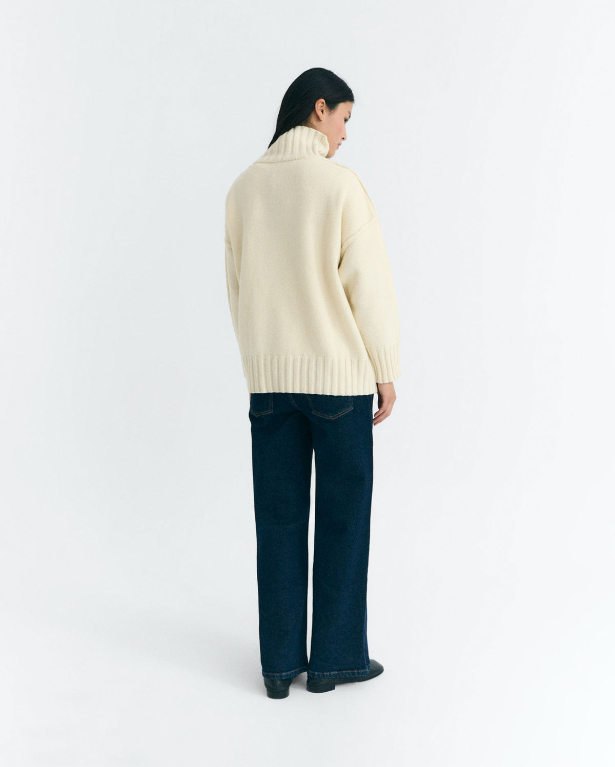 Jersey oversize lana Imogen sostenible - 4