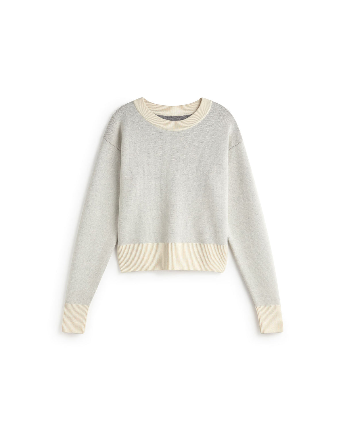 Jersey punto crudo flower Philis sostenible silueta - 1