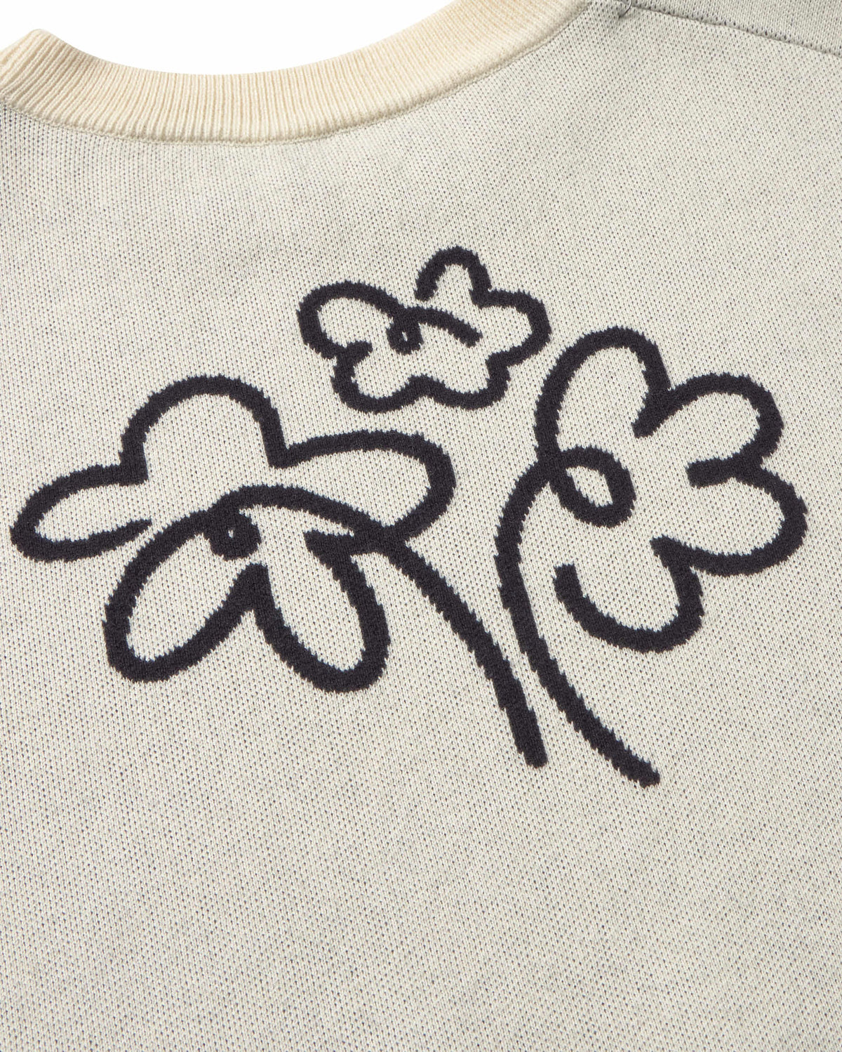 Jersey punto crudo flower Philis sostenible silueta - 2