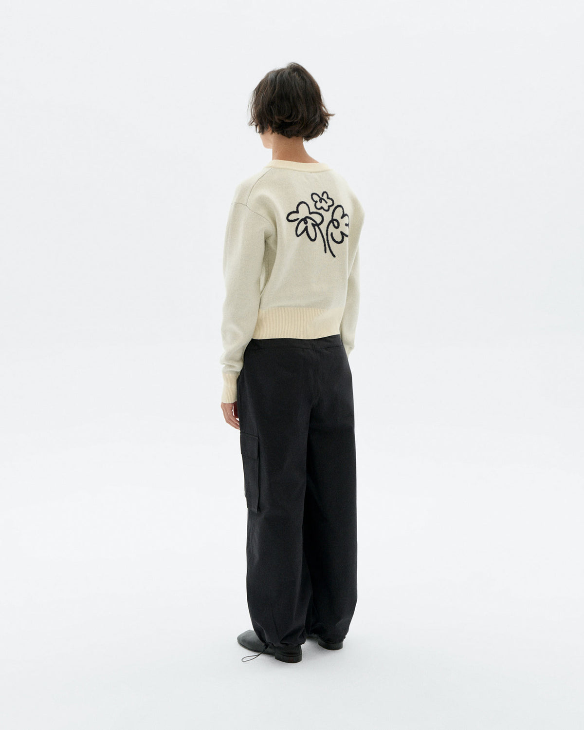 Jersey punto crudo flower Philis sostenible - 4