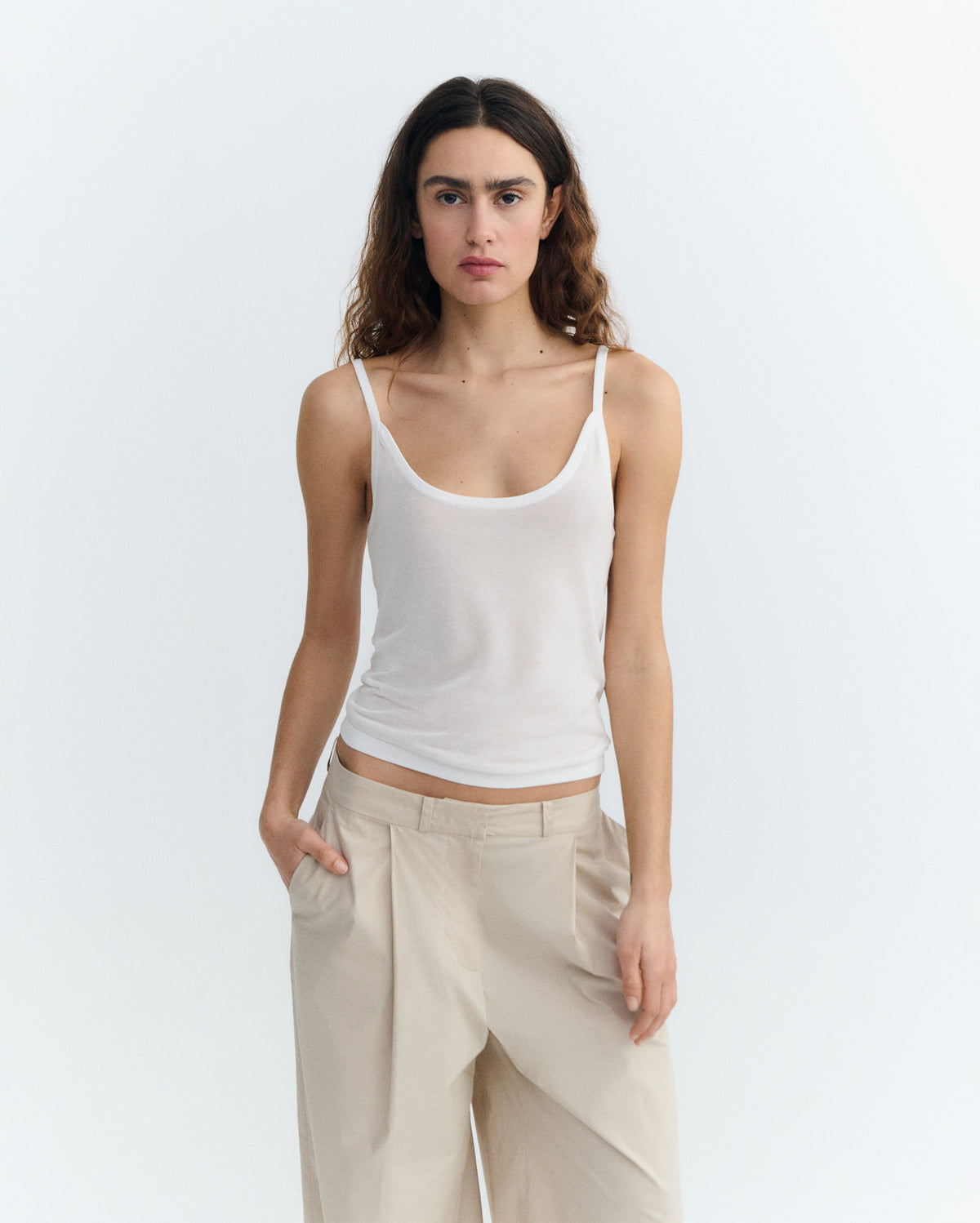 Top punto crudo transparente Dim sostenible - 1