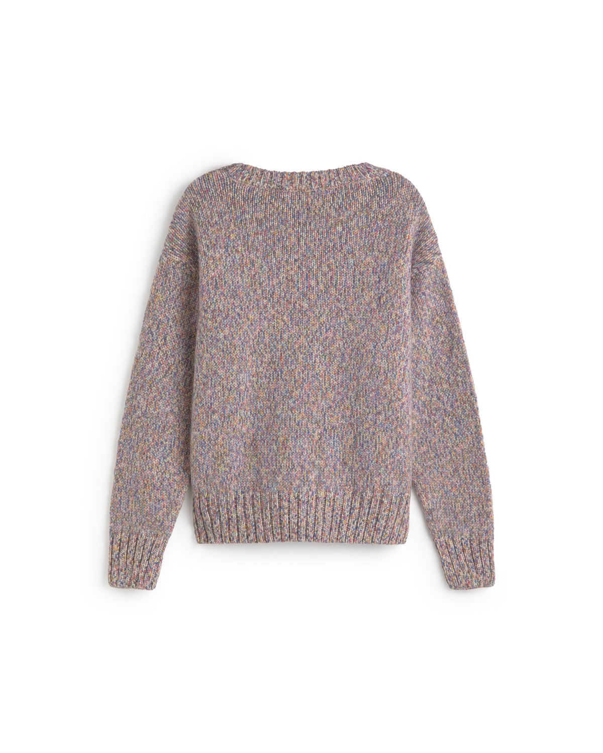 Jersey lana multicolor Petra sostenible silueta - 3