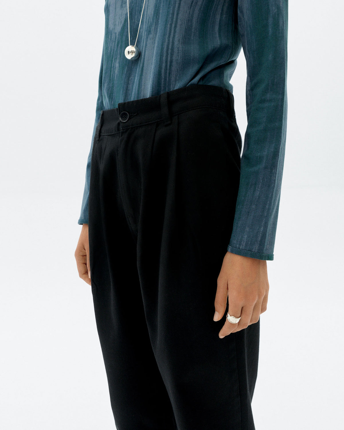 Pantalón negro Rina sostenible - 3