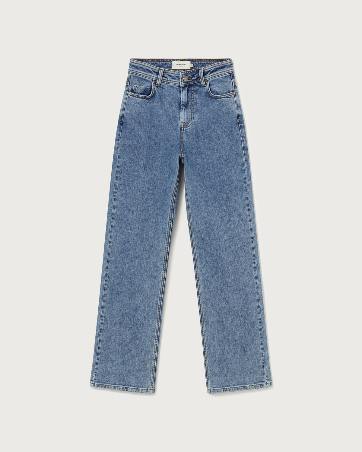 Pantalón light clean denim Theresa sostenible  - silueta 2