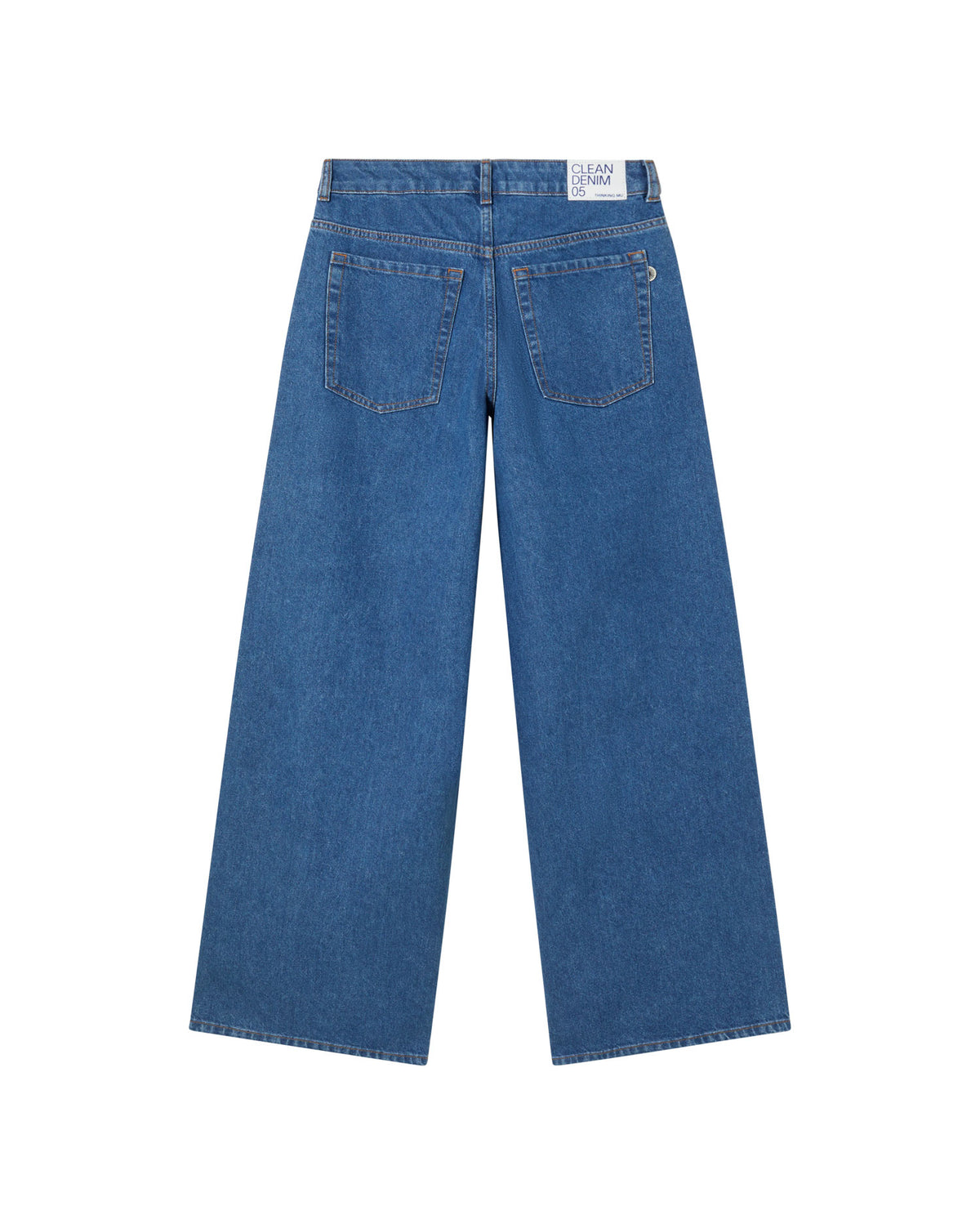 Jeans wide leg classic blue Hedda