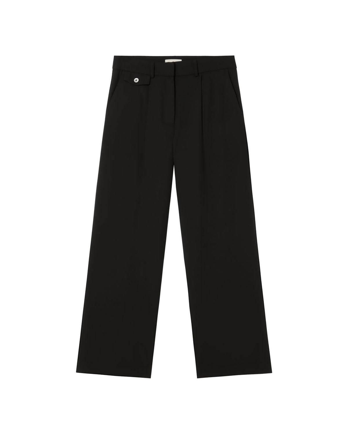 Pantalón negro Pat sostenible - silueta 1