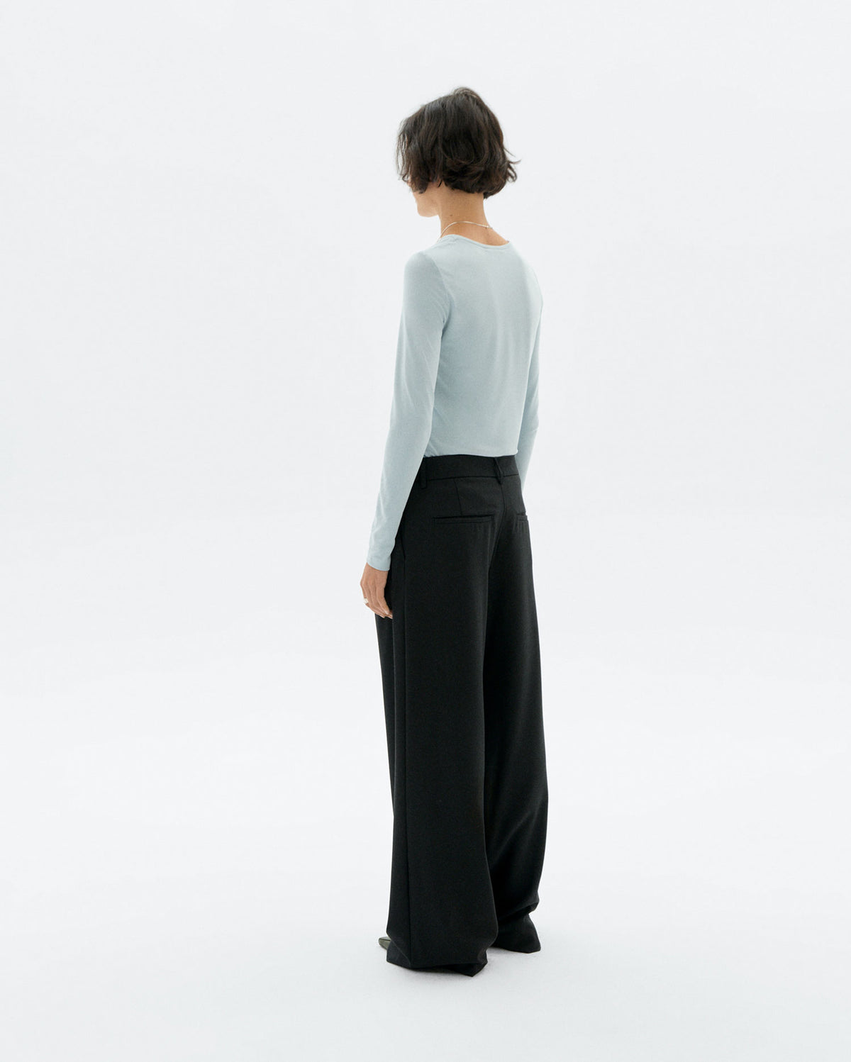 Pantalón lana fría negro Pat sostenible - 4