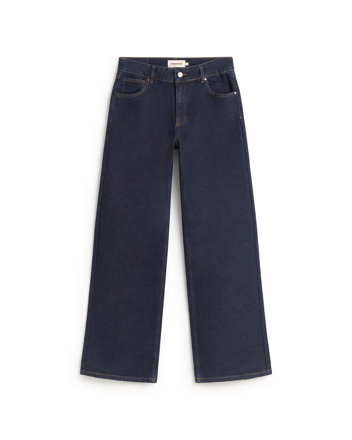 Jeans tiro bajo dark navy Kettan sostenible silueta - 1