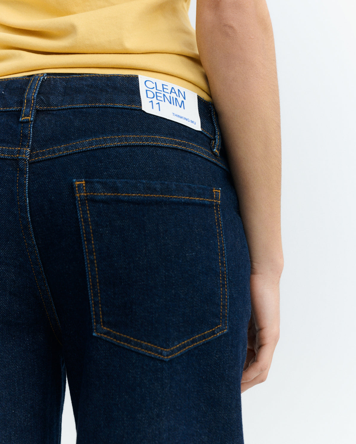 Jeans tiro bajo dark navy Kettan sostenible - 4