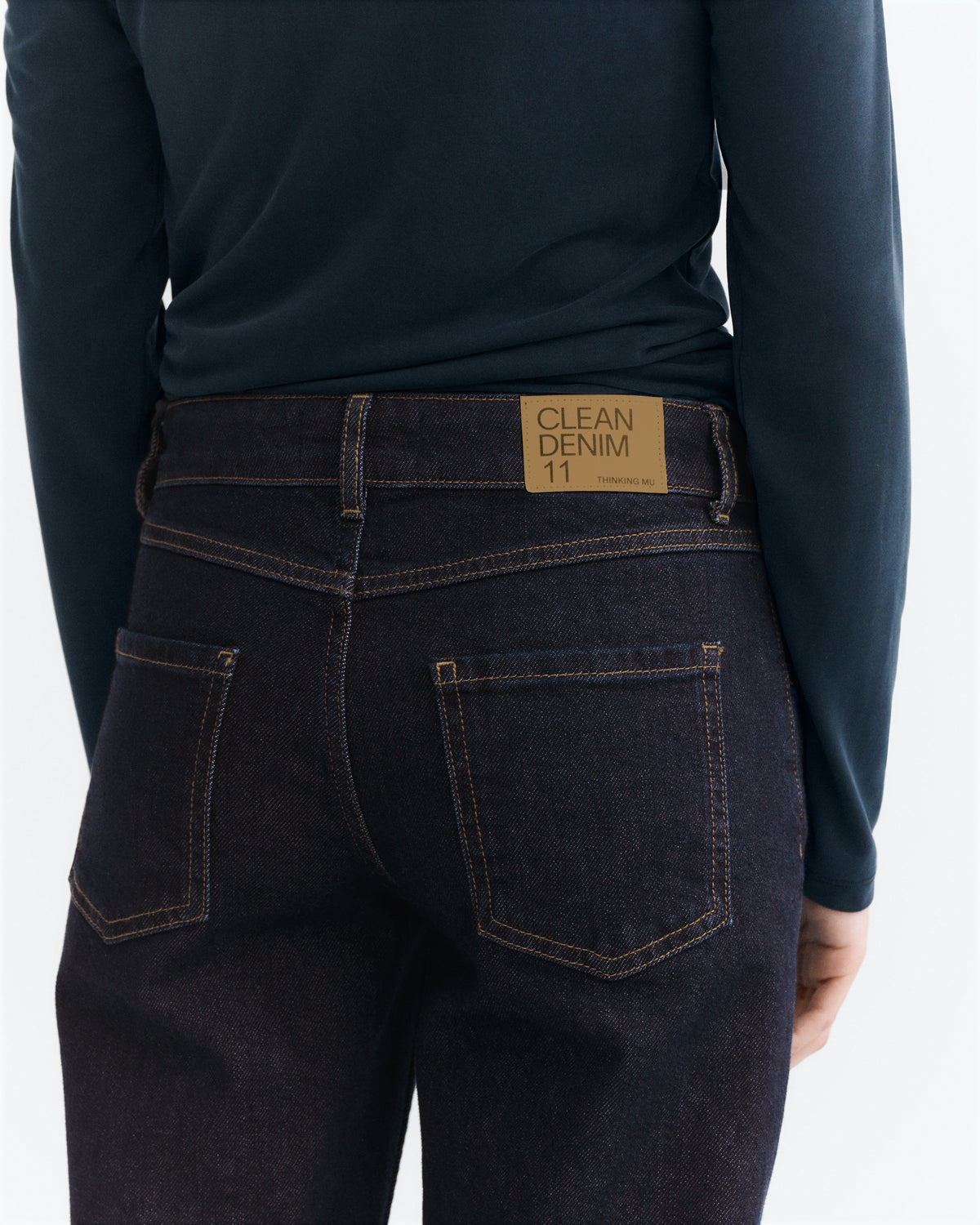 Jeans tiro bajo azul Kettan sostenible - 5