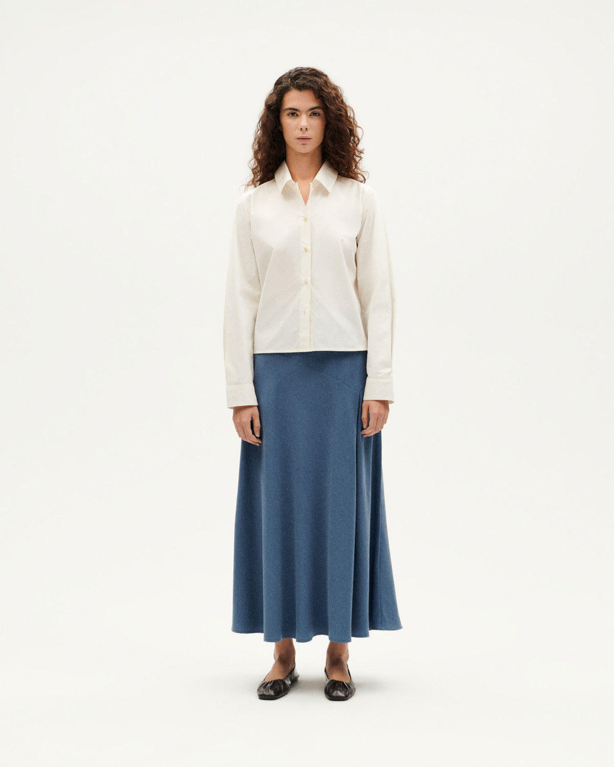 Jupe bleue longue Tori