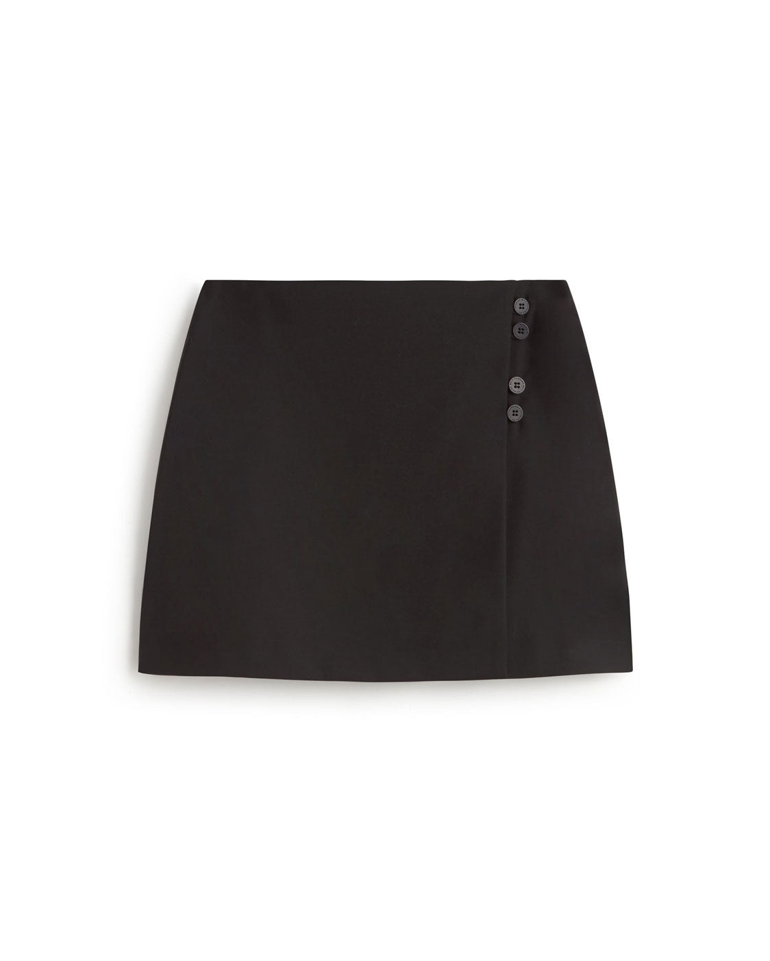 Falda mini lana fina Tania sostenible silueta - 1