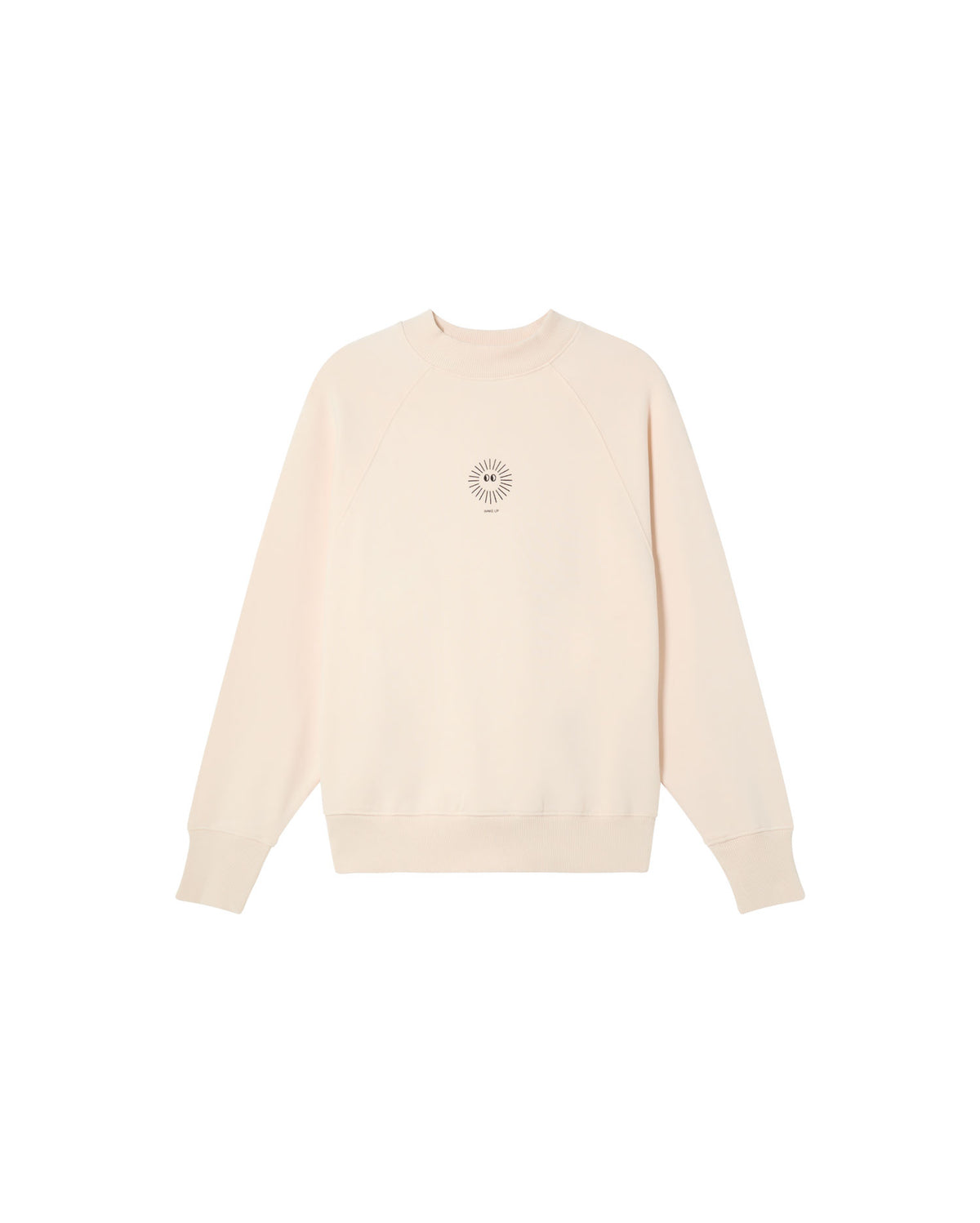 Sudadera blanca soleil Fantine sostenible - silueta 1