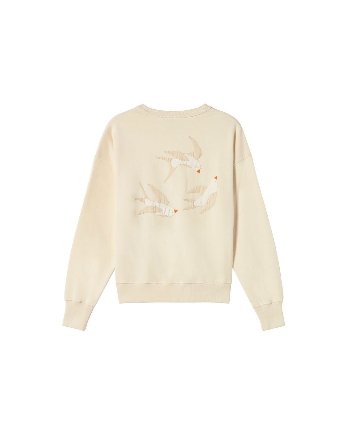 Sudadera bordada a mano bird Jodie sostenible silueta - 2