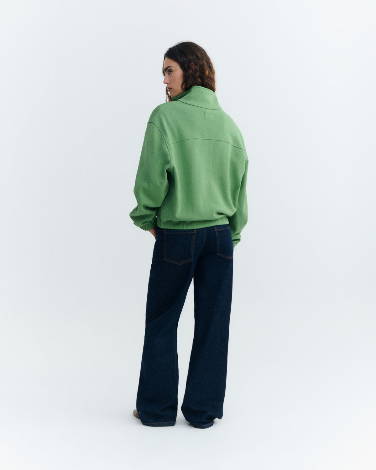 Sudadera verde Pippa sostenible - 3