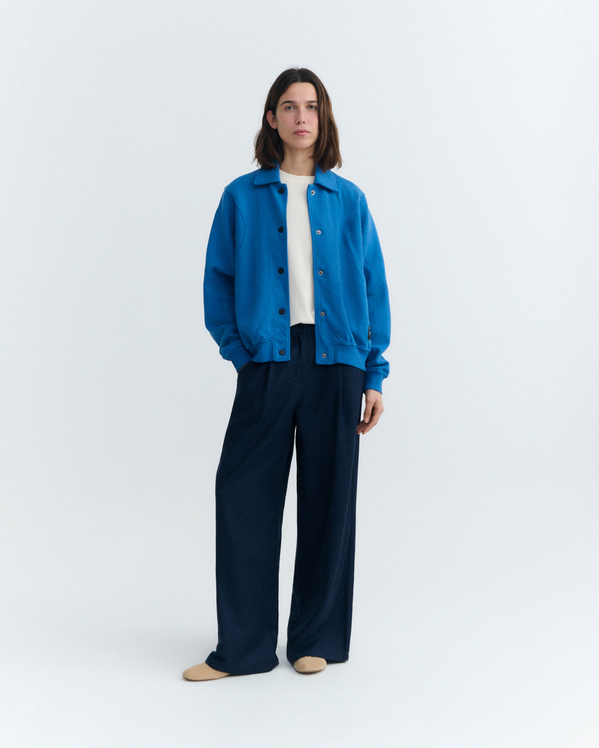 Chaqueta azul Maisie sostenible - 1