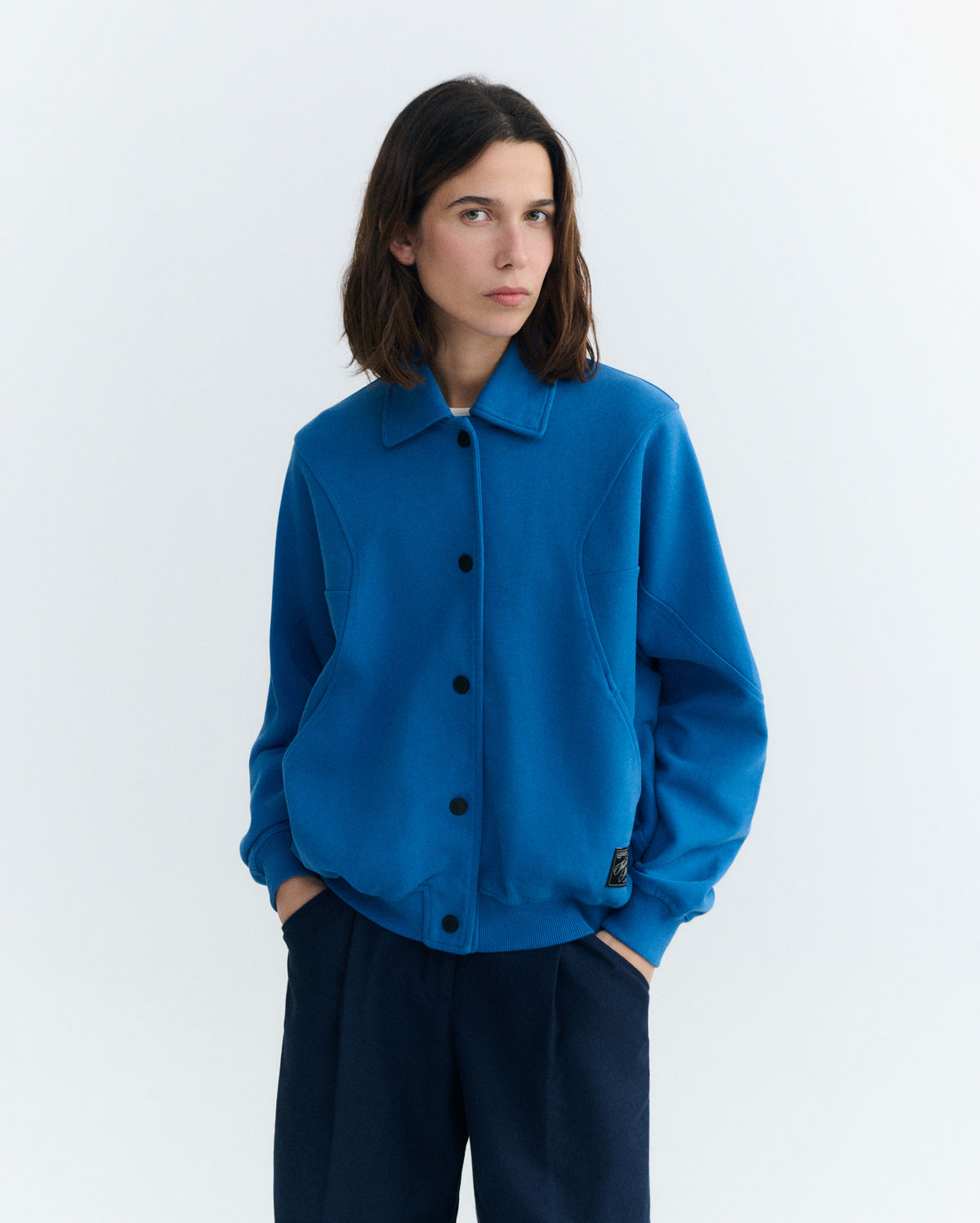 Chaqueta azul Maisie sostenible - 2