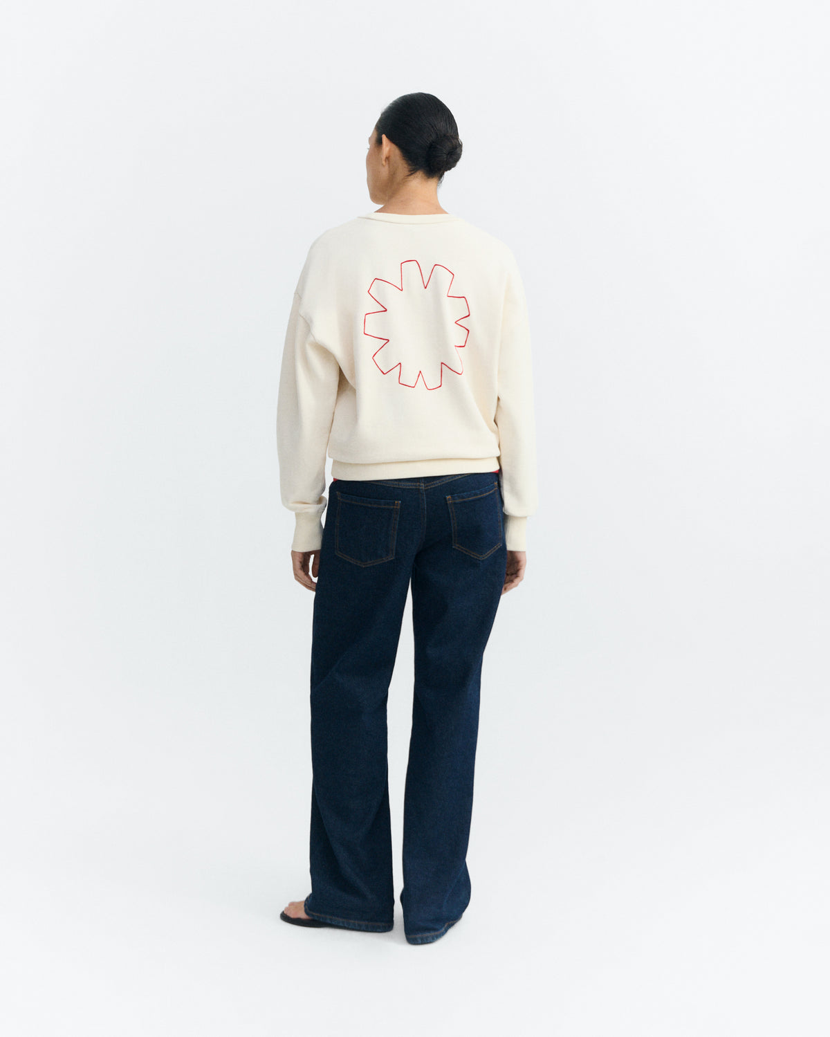 Sudadera bordada a mano sonne Jodie sostenible - 4
