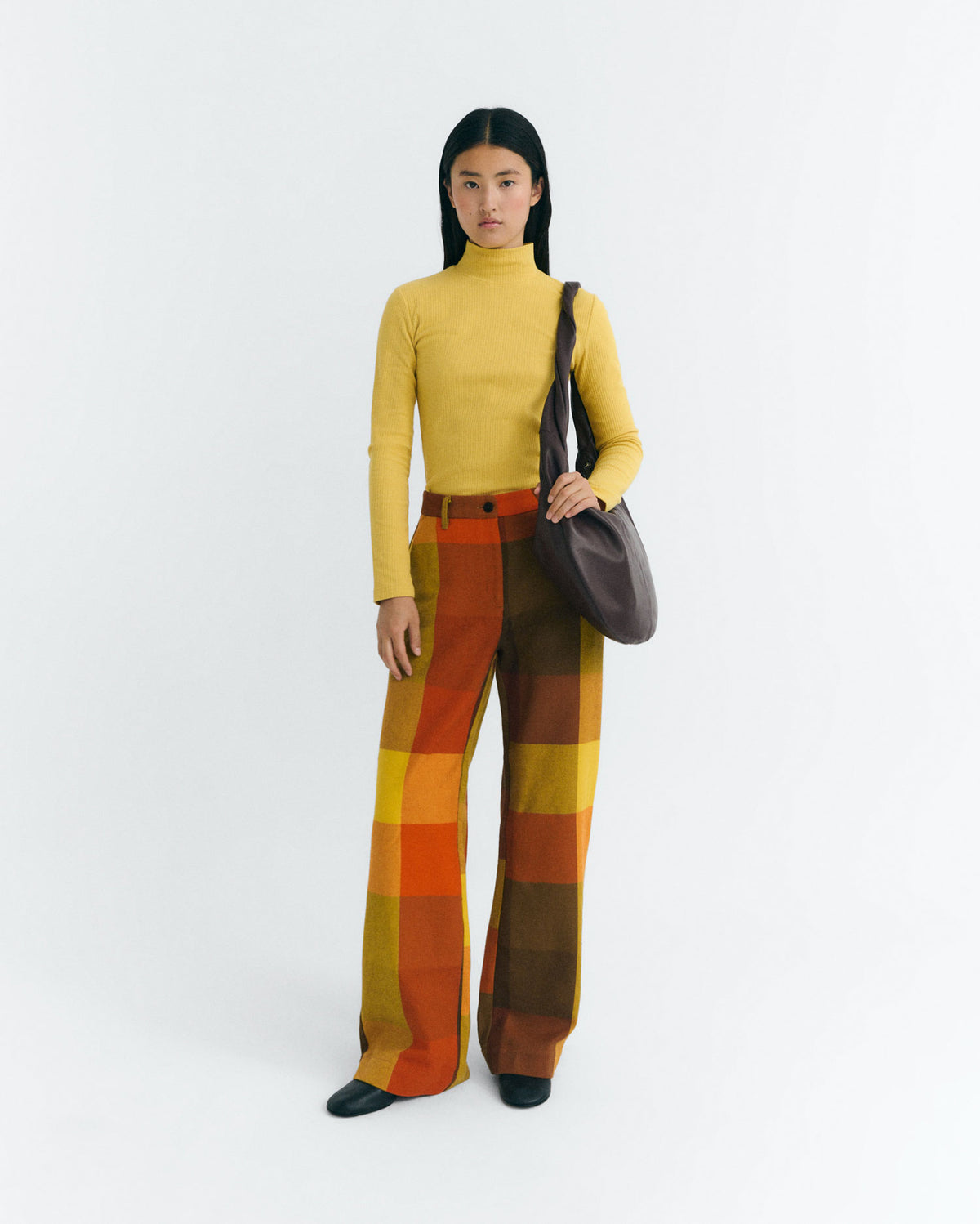 Top cuello alto amarillo hemp Aine sostenible - 2