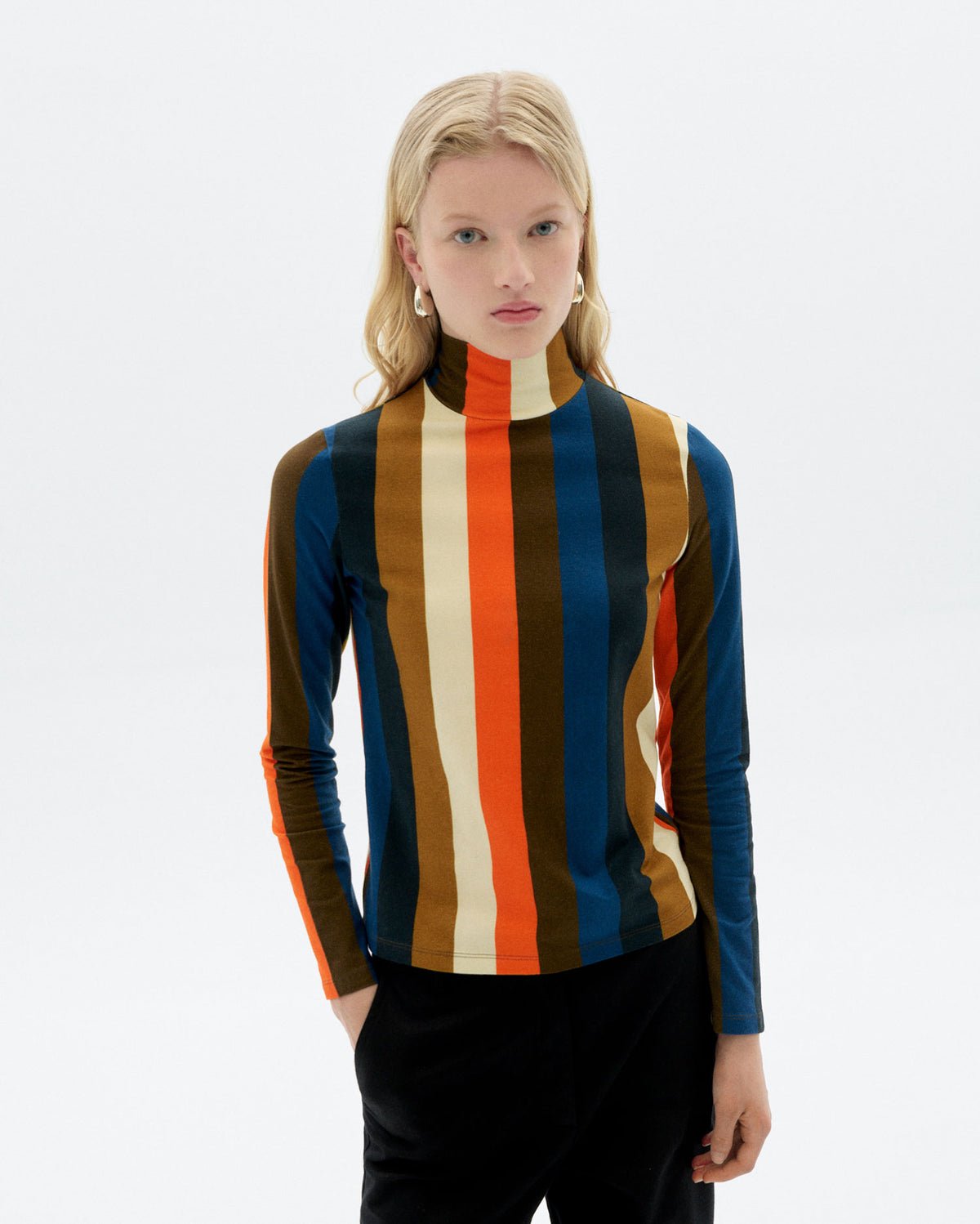 Top rayas naranja burnley Ellen sostenible - 1