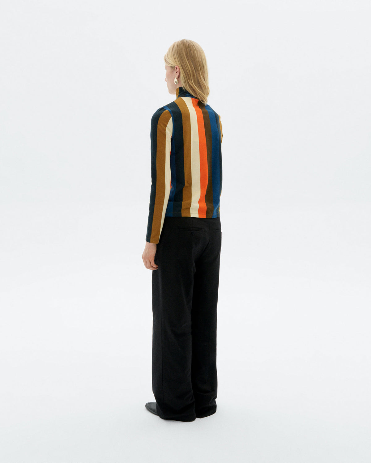 Top rayas naranja burnley Ellen sostenible - 4