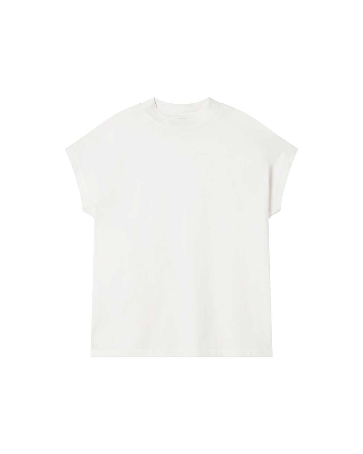 Camiseta blanca básica Volta sostenible  - silueta