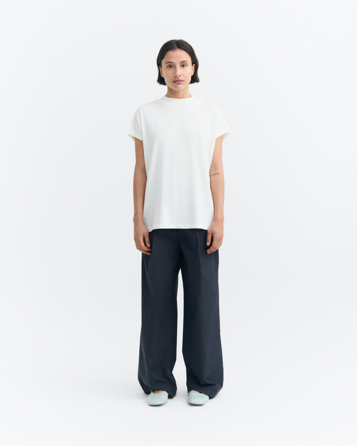 Camiseta básica blanca Volta sostenible - 1