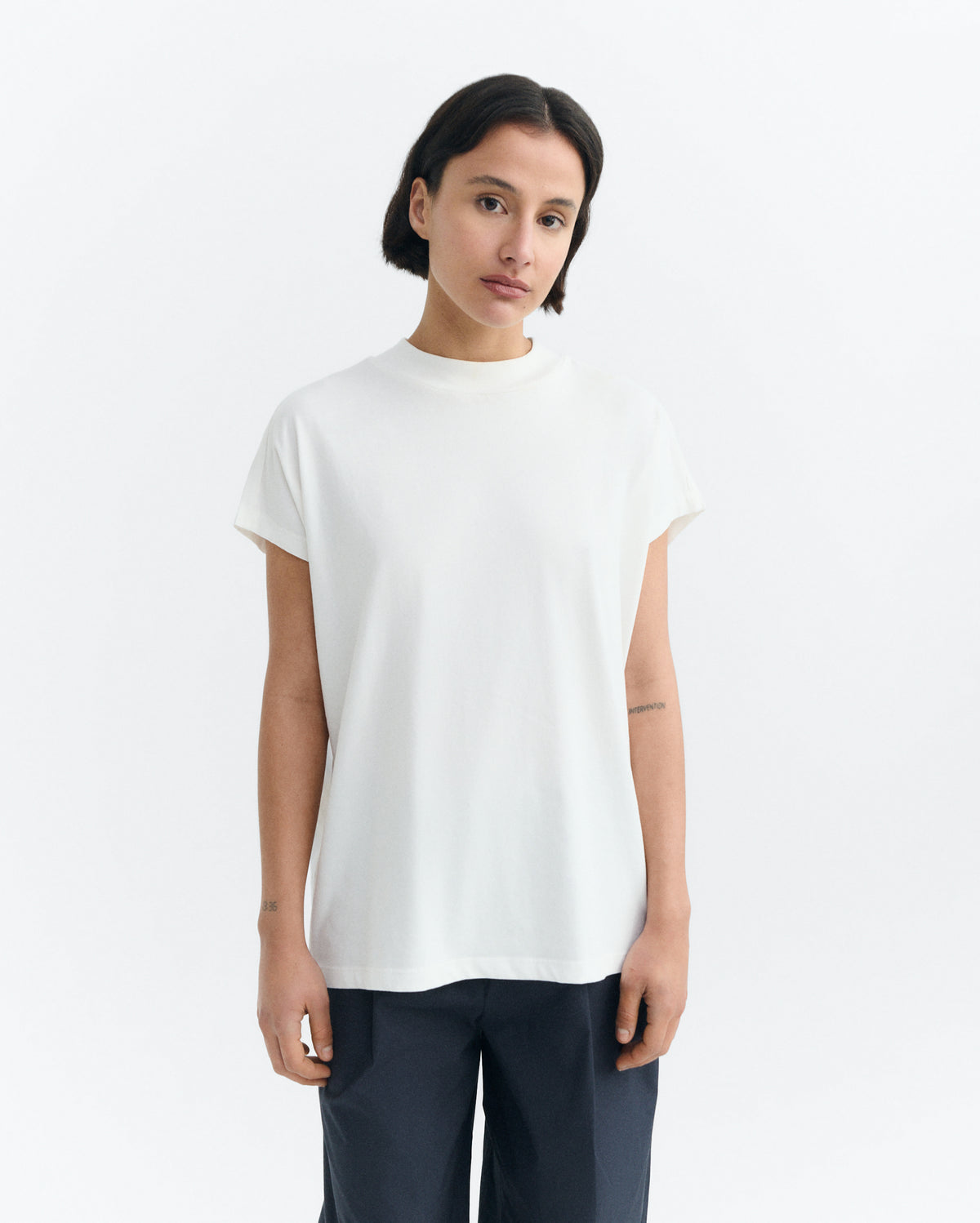 Camiseta básica blanca Volta sostenible - 2