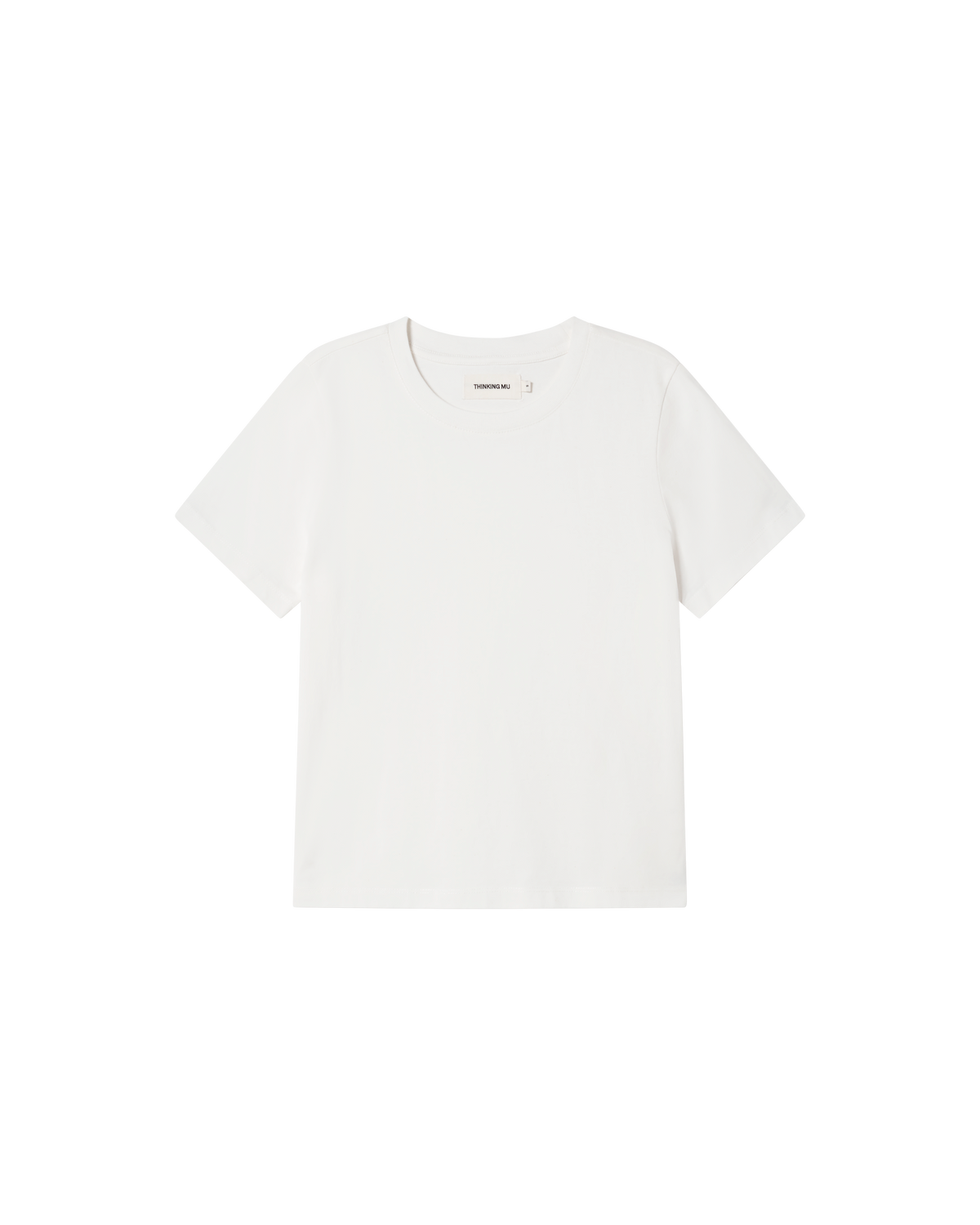 Camiseta blanca Ida sostenible  - silueta 1