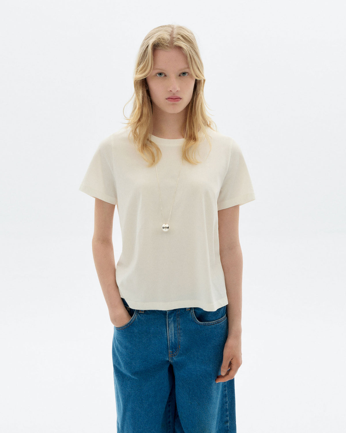 Camiseta blanca Ida sostenible - 1