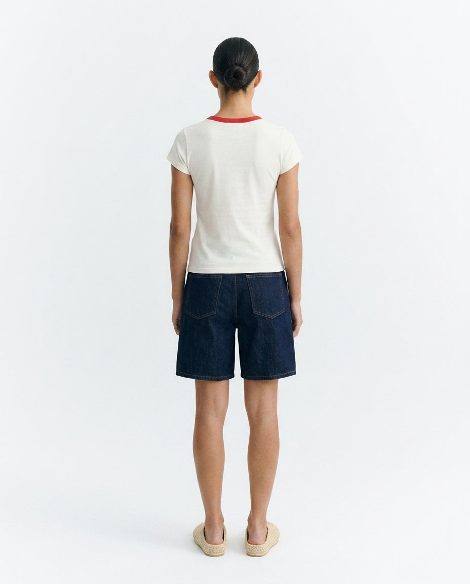 Camiseta slim cruda Selma sostenible - 4.1