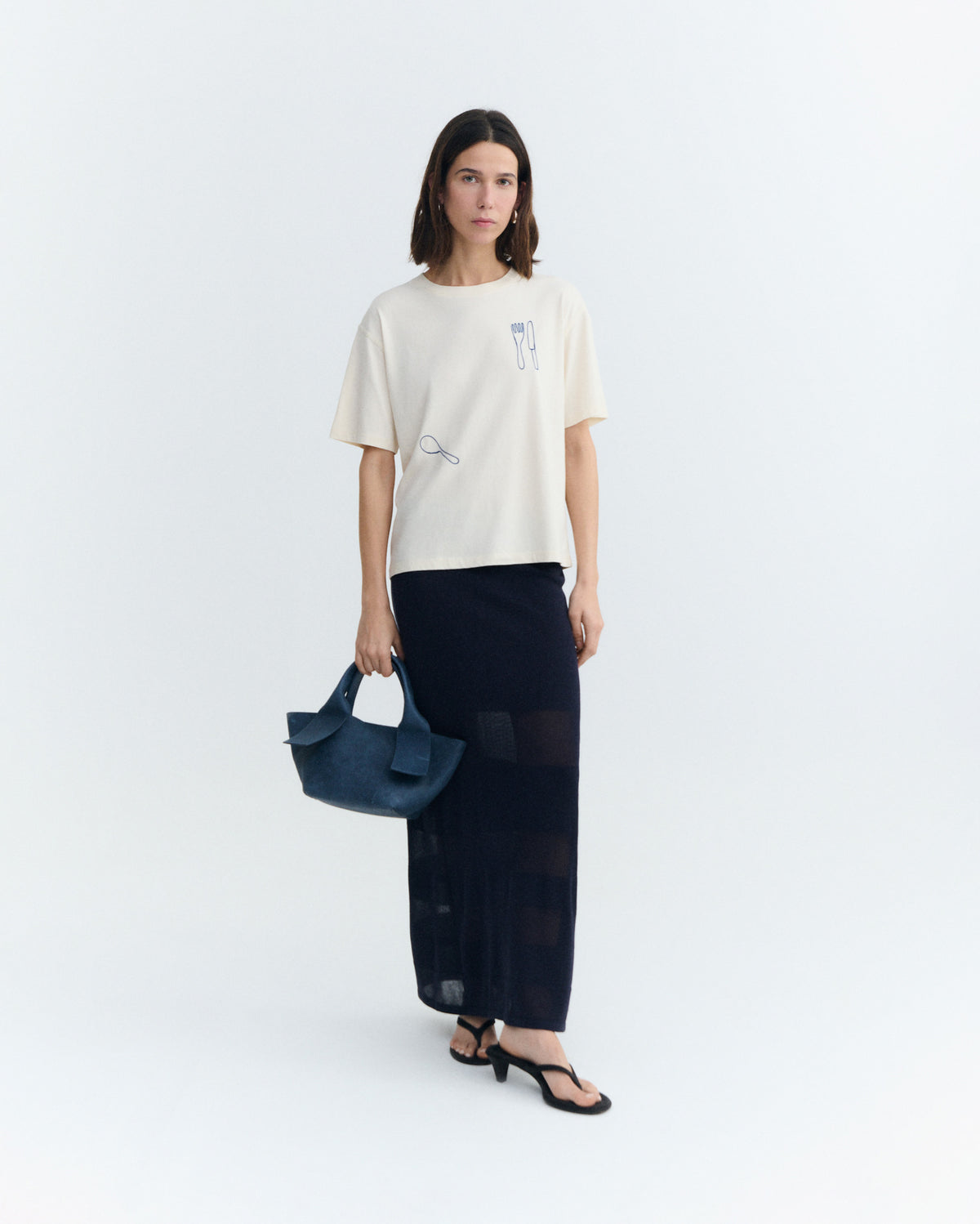 Camiseta bordado a mano coberts Lucia sostenible - 1