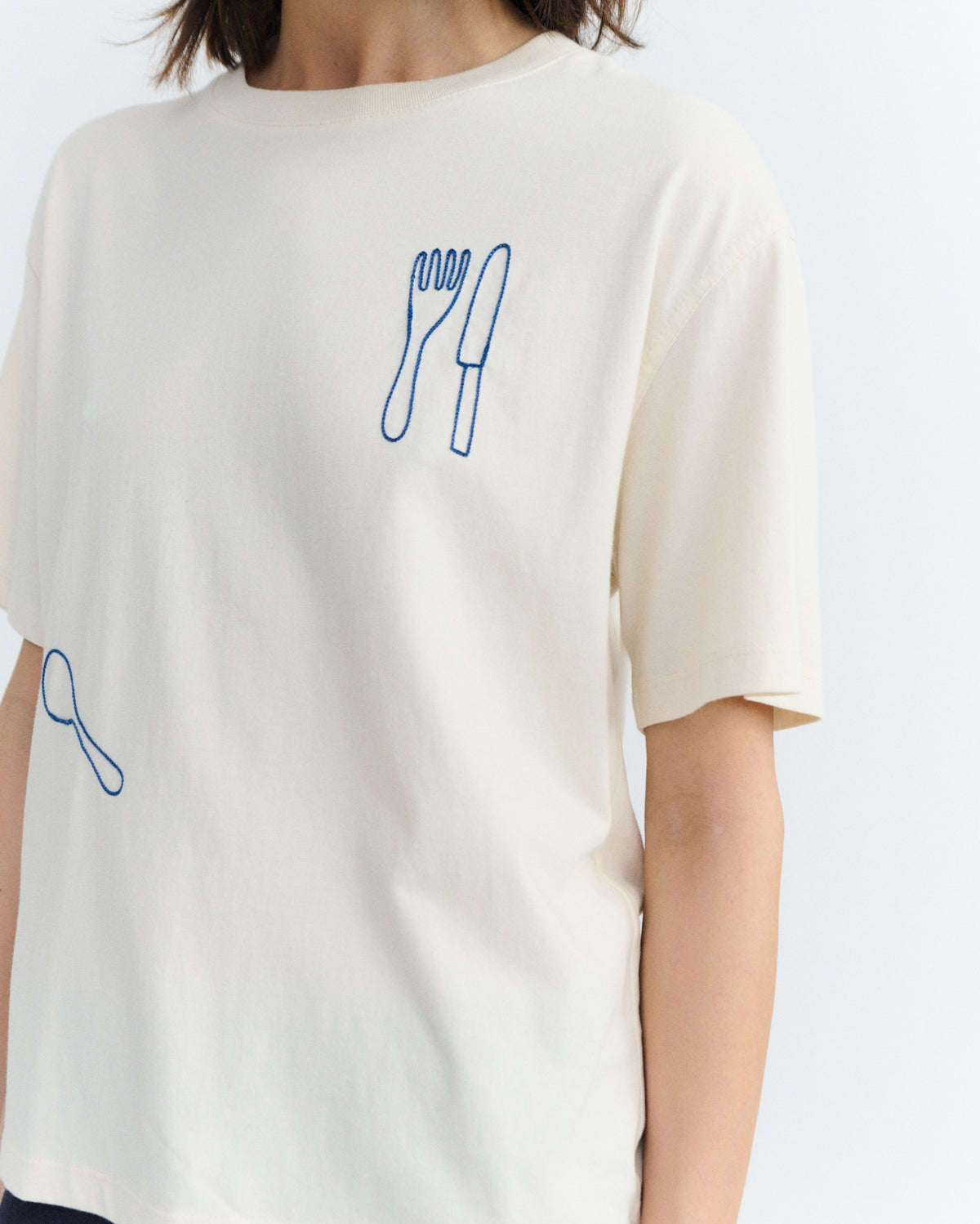 Camiseta bordado a mano coberts Lucia sostenible - 4
