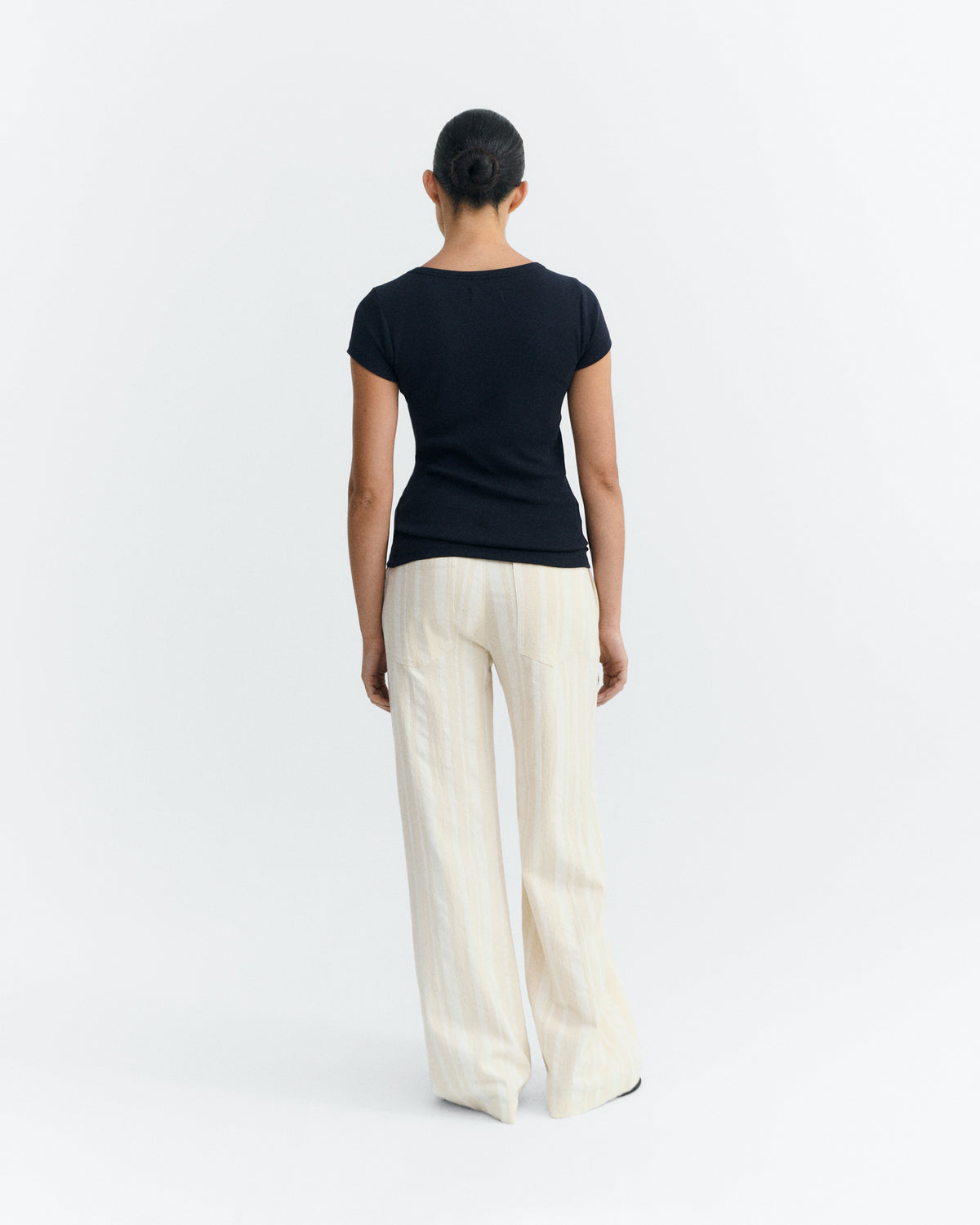 Camiseta slim azul Mirna-R sostenible - 4