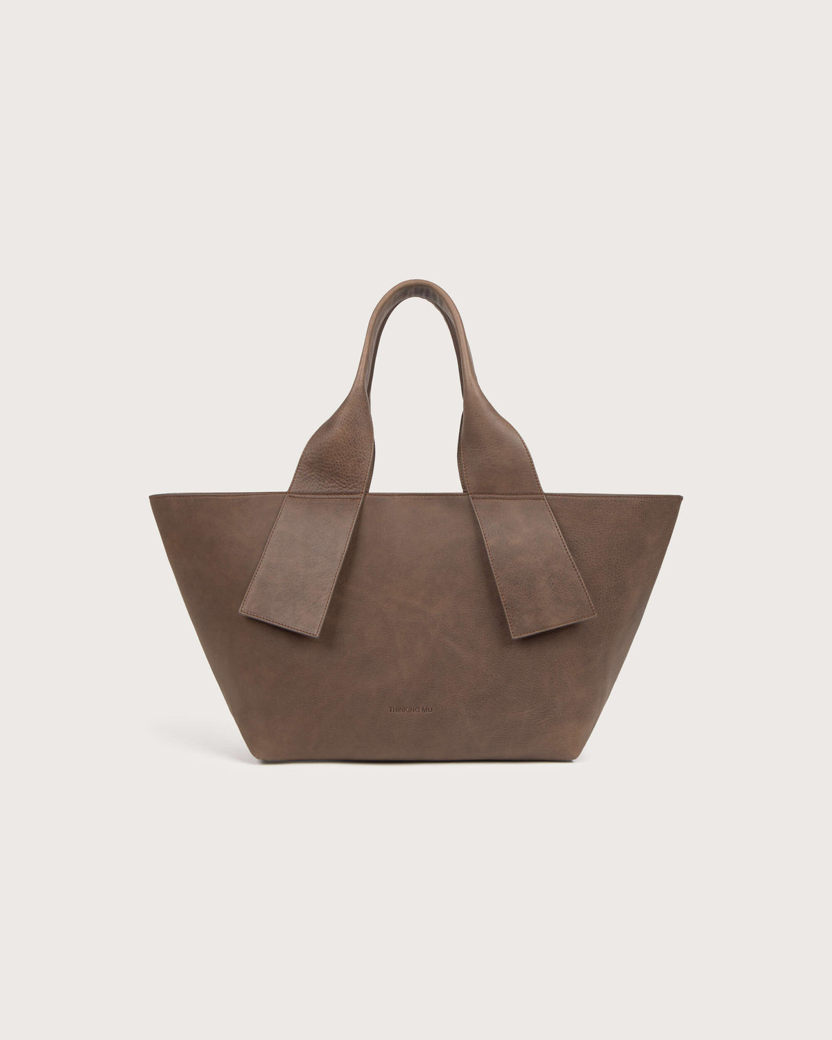 Bolso marrón oscuro piel Pepo - silueta 1