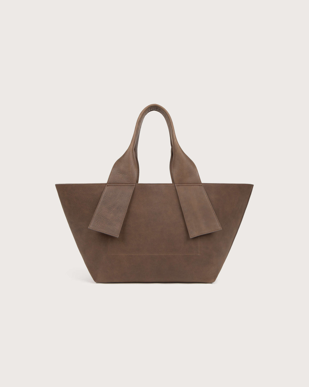 Bolso marrón oscuro piel Pepo - silueta 2