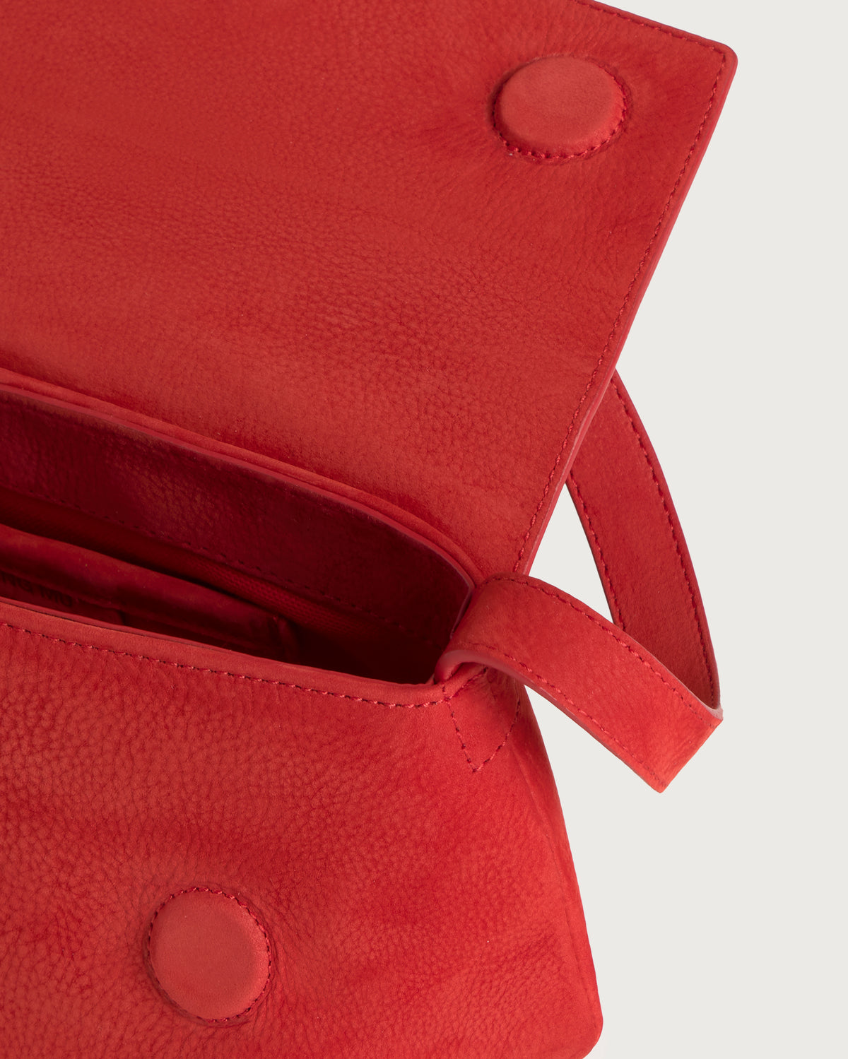 Bolso rojo rubí piel Jennie