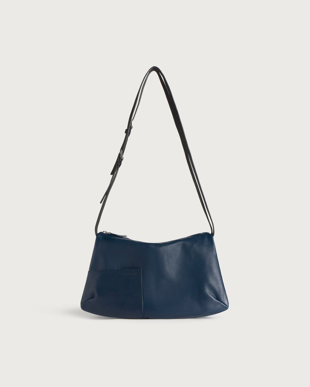 Bolso navy y negro piel Almiel
