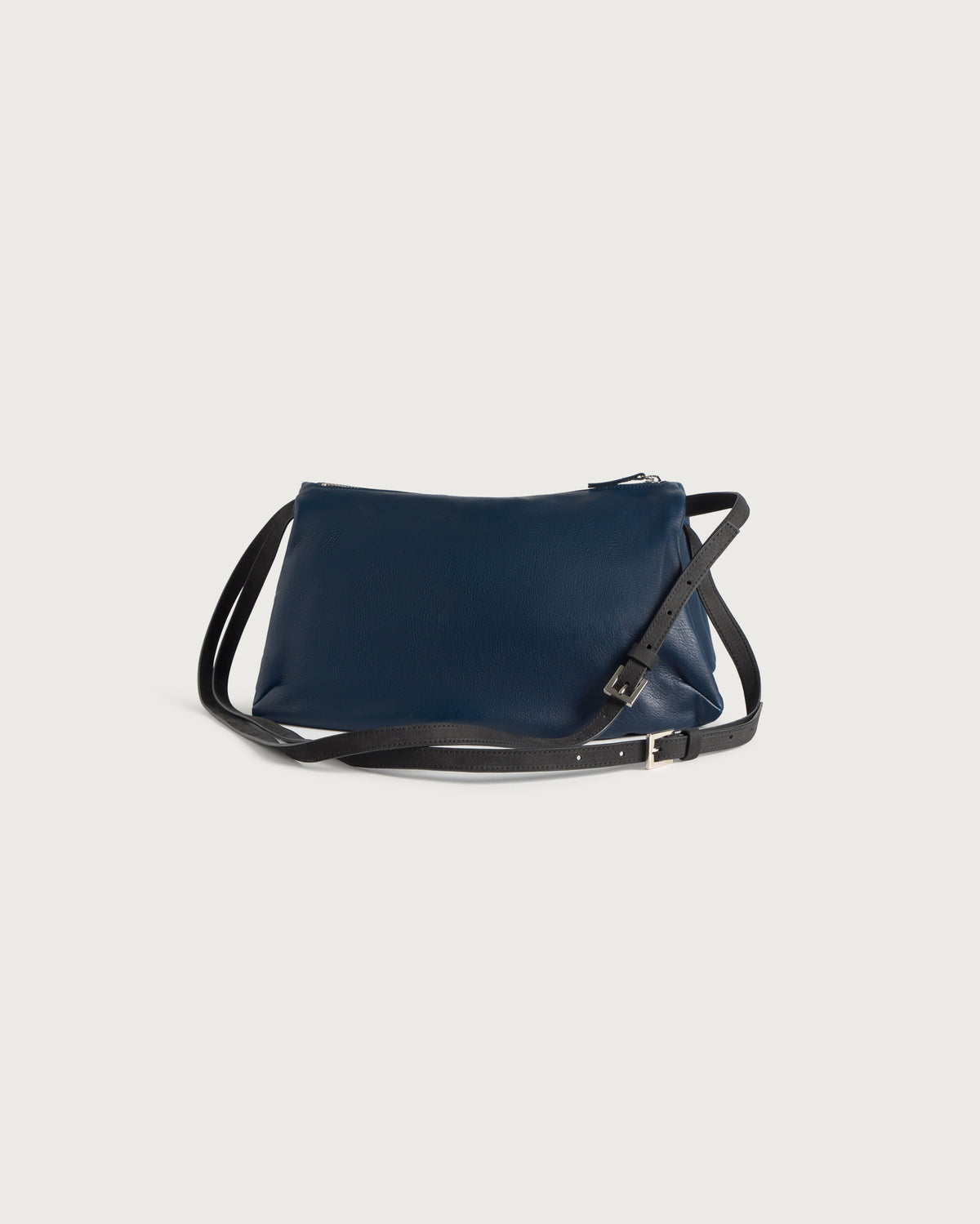 Bolso navy y negro piel Almiel