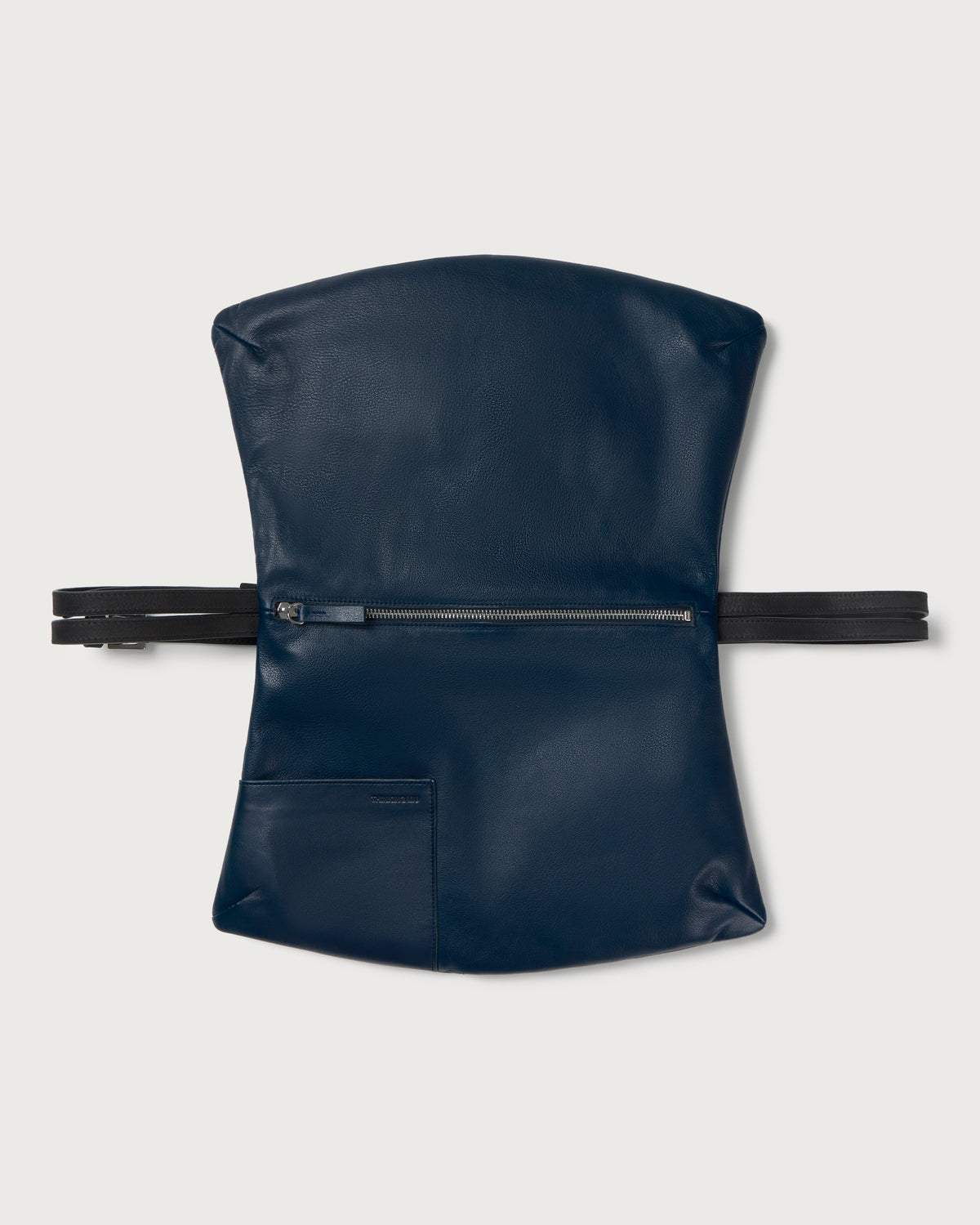 Bolso navy y negro piel Almiel