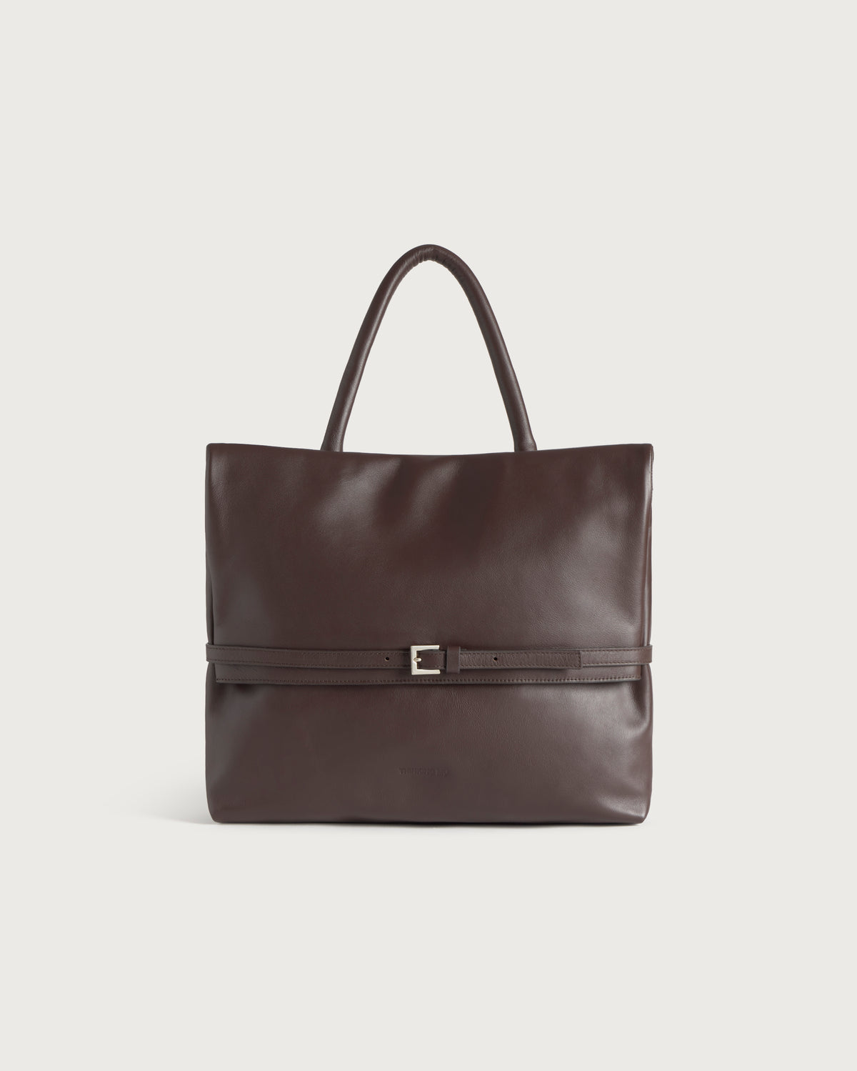 Bolso marrón nogal piel Archivo